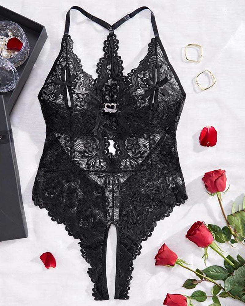 Women's Sxy Lace Bodysuit Pajamas
